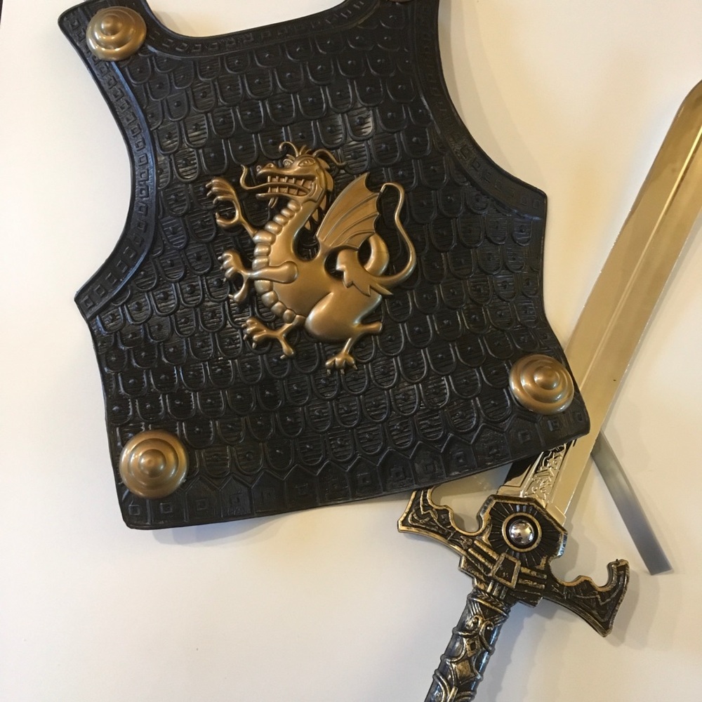 Knight Chest Shield and Sword Children’s Costume